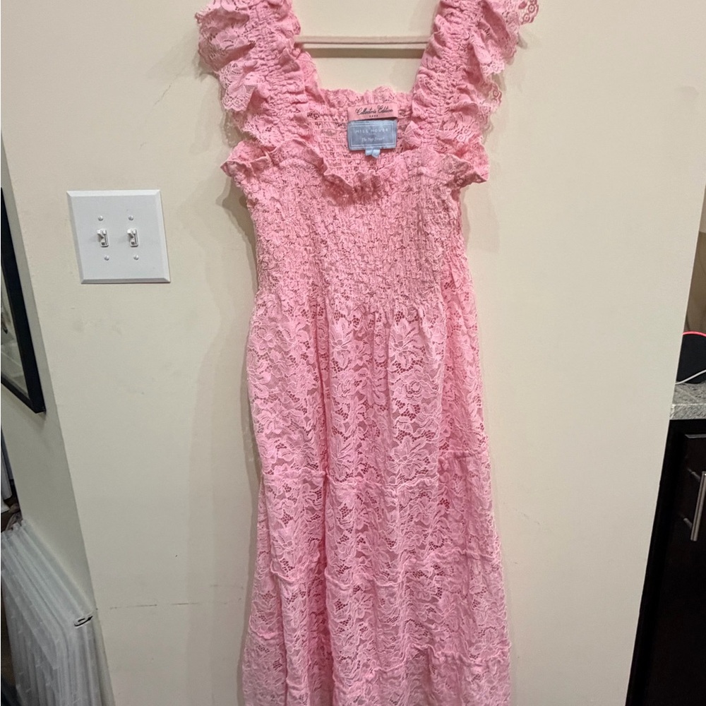 Hill House Pink Lace Formal Kids Dress